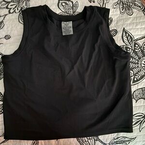CVG black crop top.